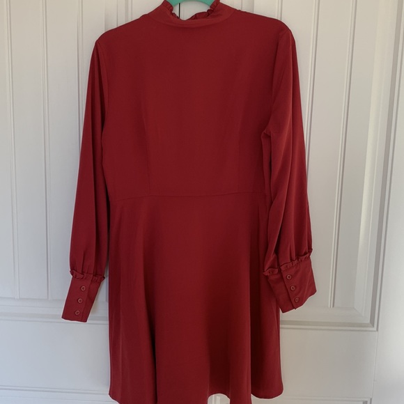 Brick Red Dress - Picture 5 of 6